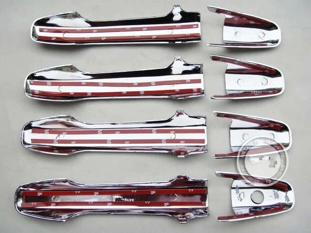 Новый ABS хромированный чехол на дверную ручку для Honda Civic 2006 2007 2008 2009 2010 2011