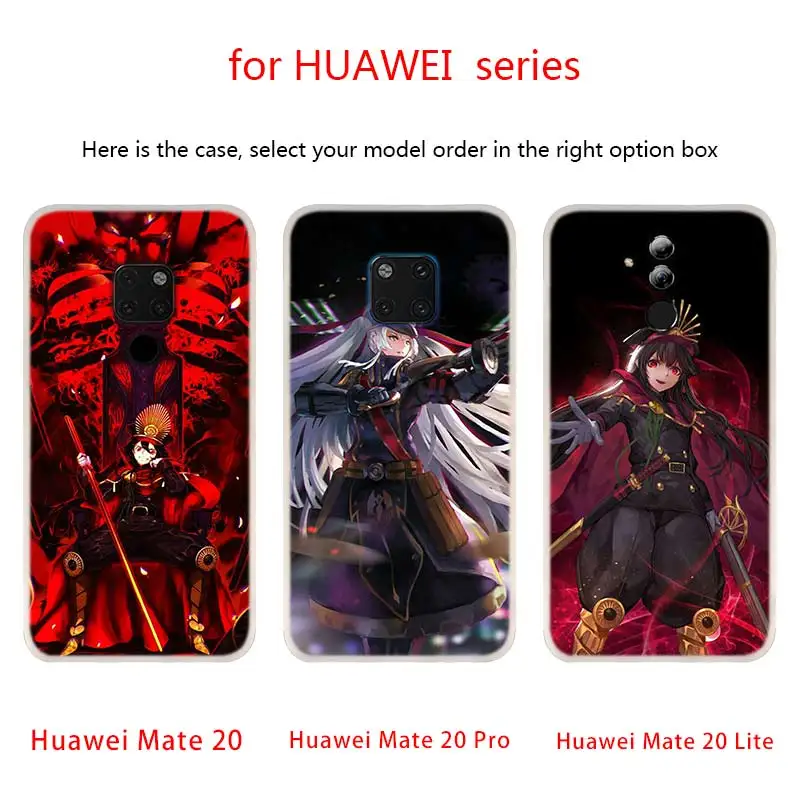 Аниме чехлы для телефонов Fate Oda Nobunaga Huawei Mate 30 20 10 Lite Pro Мягкий силиконовый чехол Y9