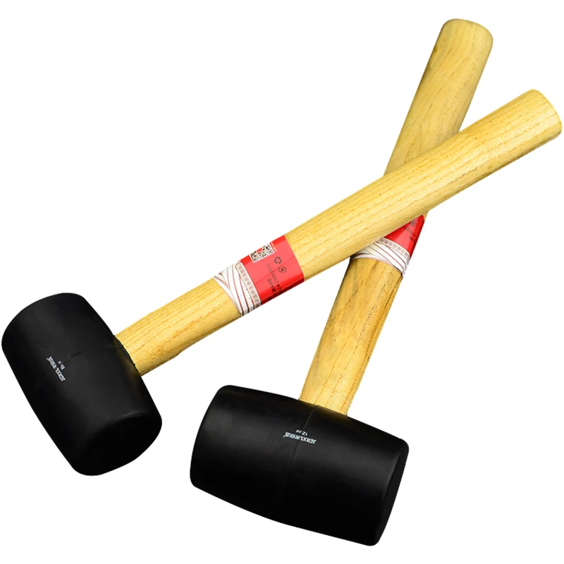

JERXUN Rubber Hammer Multifunction Quakeproof Rubber Hammer Ceramic Tile Marble Floor Decoration Installation Hammer Tools