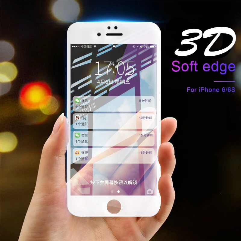 3D полное покрытие из углеродного волокна закаленное стекло для iphone X XS 11 Pro Max XR