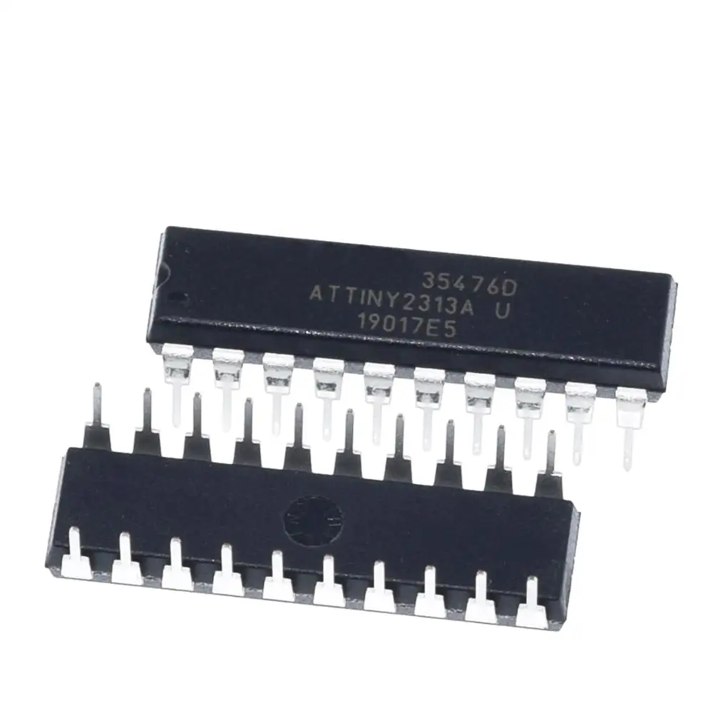 1 шт. ATTINY2313A-PU ATTINY2313 DIP20 MCU 8-битный ATtiny AVR RISC 2KB флэш-2,5 V/3,3 V/5 V 20-контактный разъем DIP