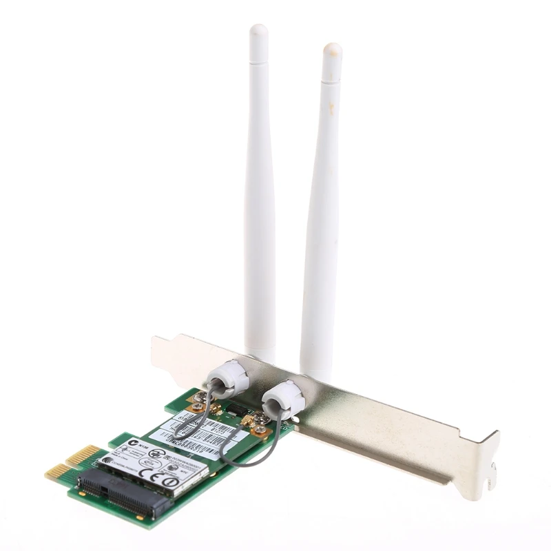 Высокое качество AR9281 Настольный wifi WLAN карта беспроводной wifi PCI-E карта адаптер 300 м двойная несъемная антенна