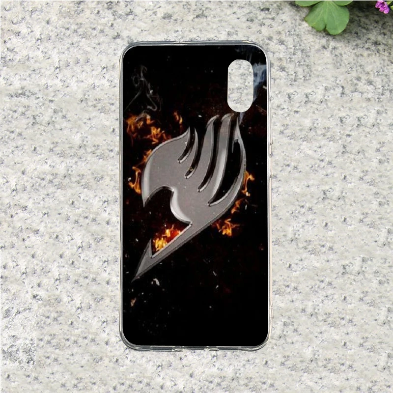 Аниме Манга сказка логотип из мягкой искусственной кожи чехол для телефона Xiaomi