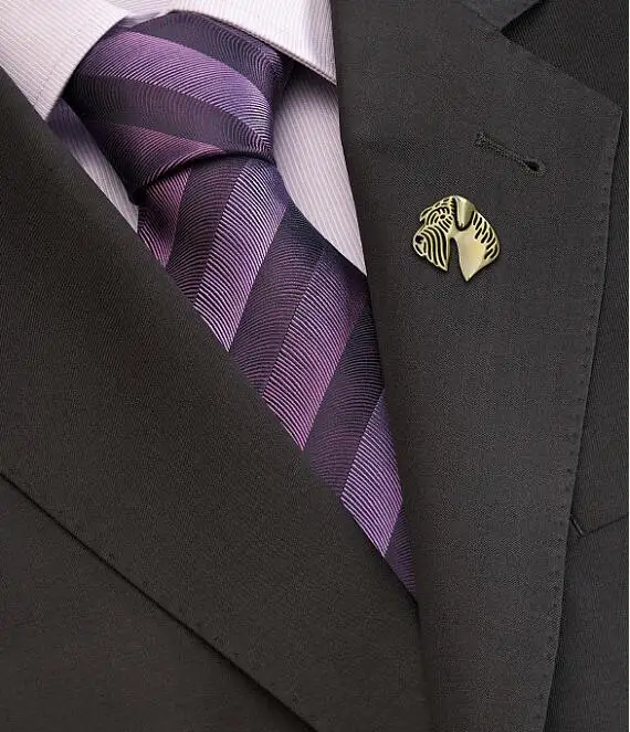 Гигантская Шнауцер ручной работы (натуральные ушки) брошь для собак подарок