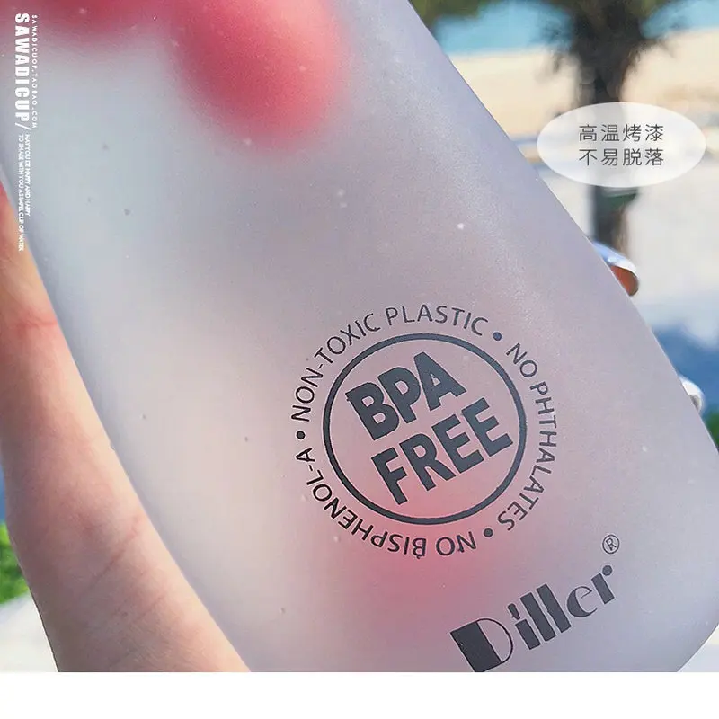 Спортивная бутылка для воды многоразовая тритановая без BPA пластиковая наружная