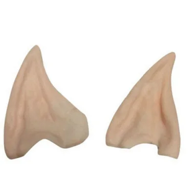 Latex Fairy Pixie Elf Ears Cosplay Accessories LARP Halloween Party Soft Pointed Prosthetic Tips Ear | Дом и сад