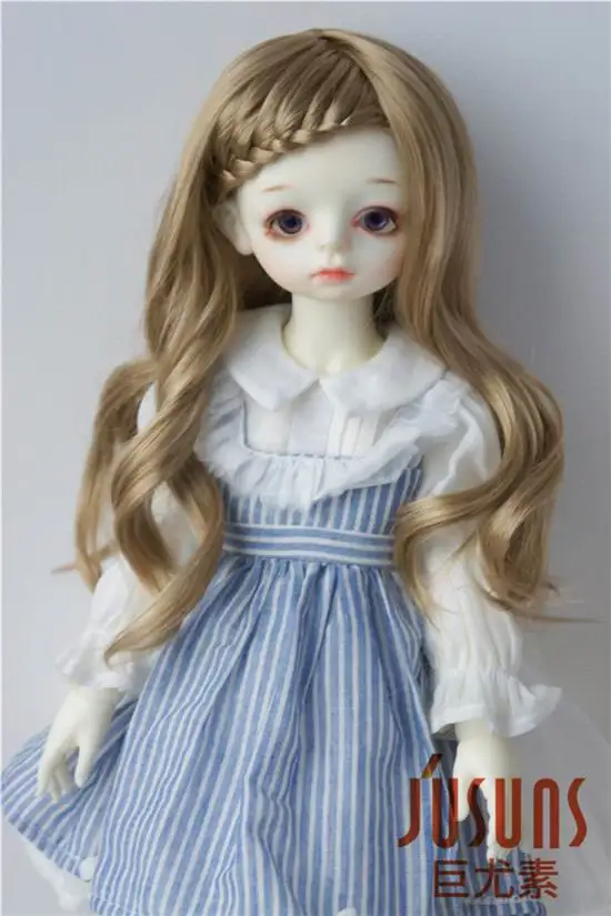 JD204 9-10 дюймов Blyth кукла парик Синтетический мохеровый парик 23-25 см леди кудрявые BB парики кукла аксессуары SD кукла аксессуары