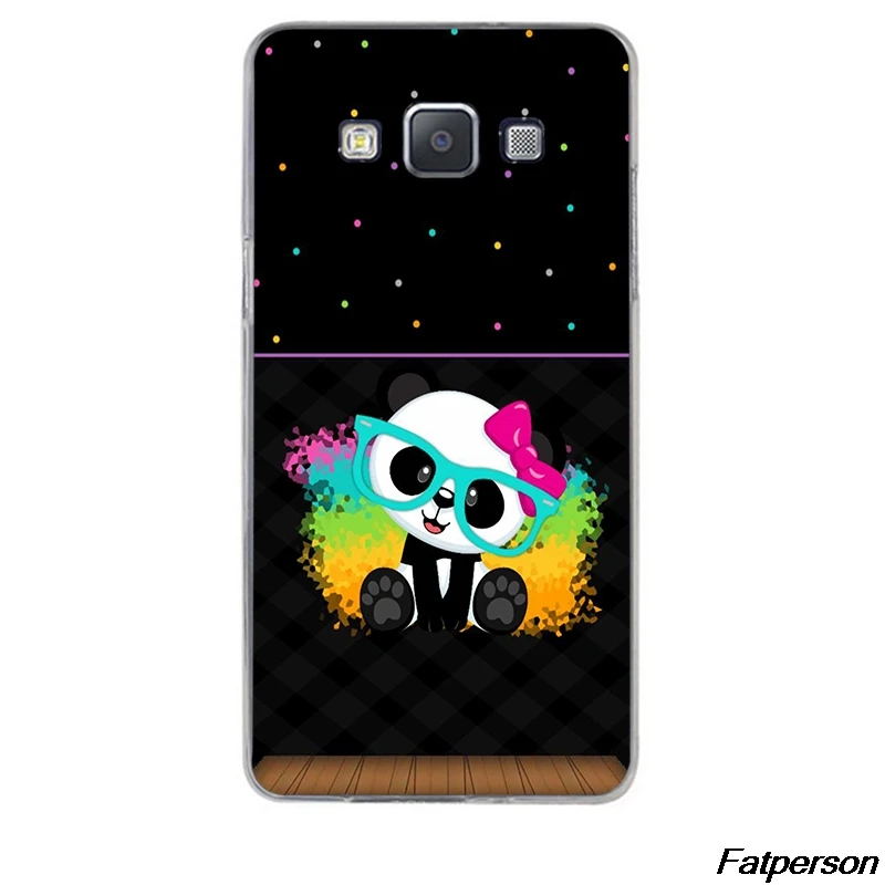 Panda Dab Life чехол для телефона samsung Galaxy s8 s8plus s3 s4 s5 s6 s7 жесткий прозрачный пластиковый