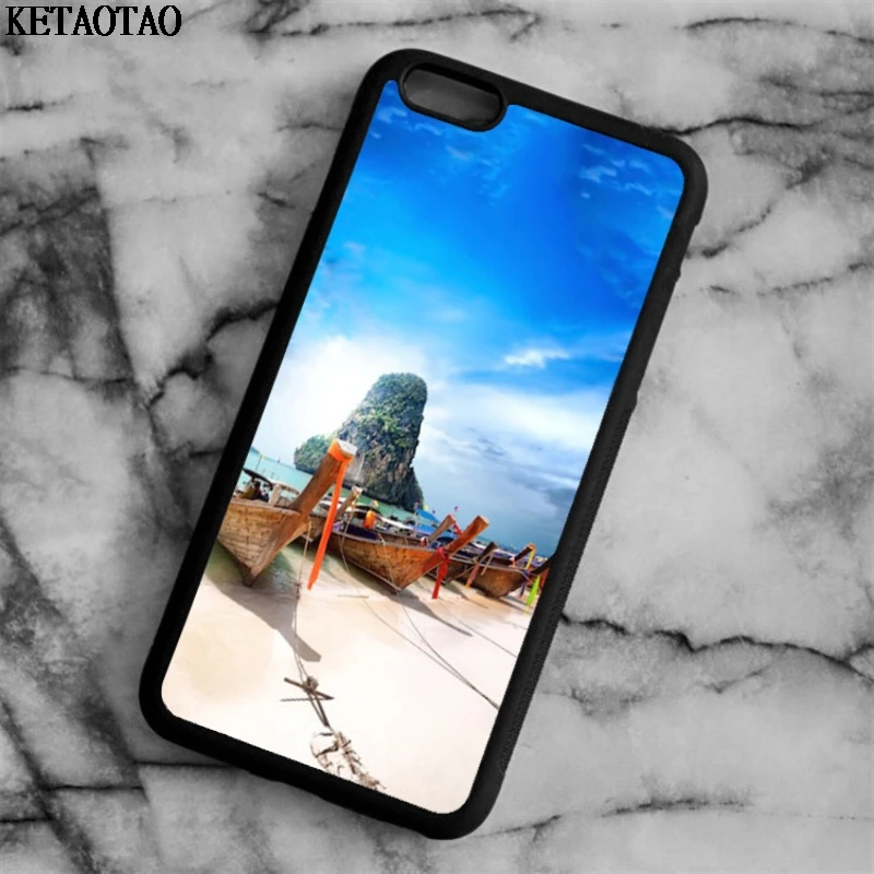 Чехол для телефона KETAOTAO Таиланд остров s iPhone 4S 5C 5S 6 S 7 8 Plus XR XS MaxSE S3 4 5 чехол мягкий