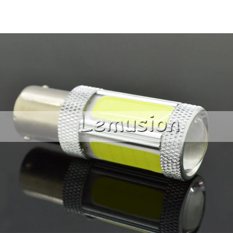 2X 1156 Ba15S S25 P21W 25W 6500K белый 2500LM COB Автомобильный светодиодный фонарь задний тормоз