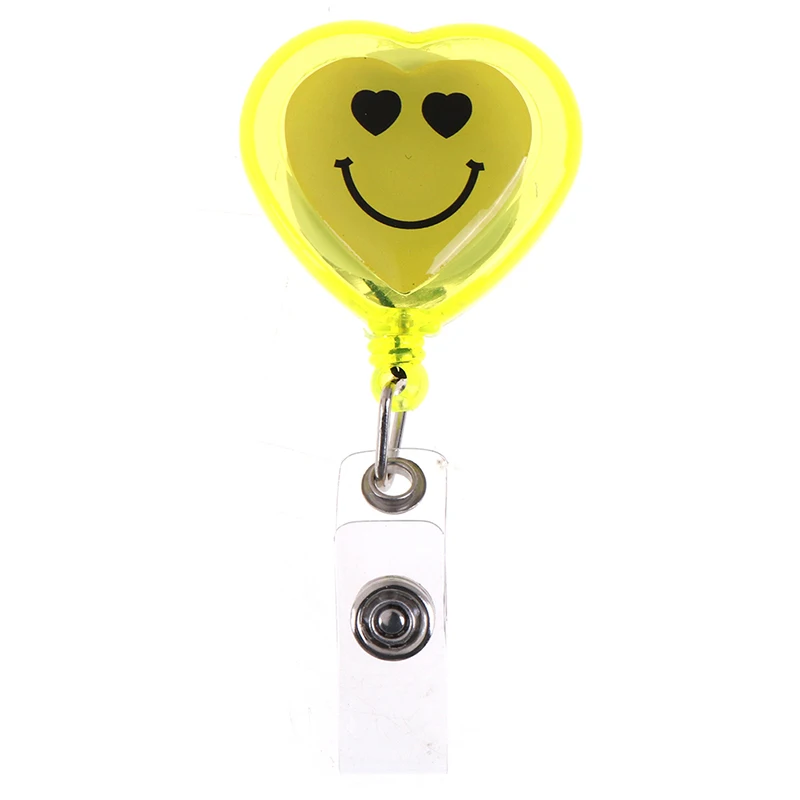 Мультяшная выдвижная катушка Брелок ID значок Шнур имя бирка держатель для Карт