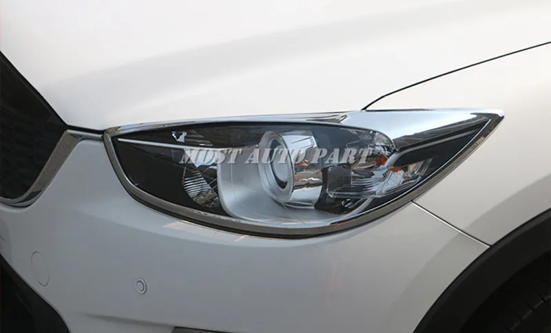Хромированная рамка для передней фары ABS Mazda CX-5 KE 2012-2016 автомобильные аксессуары