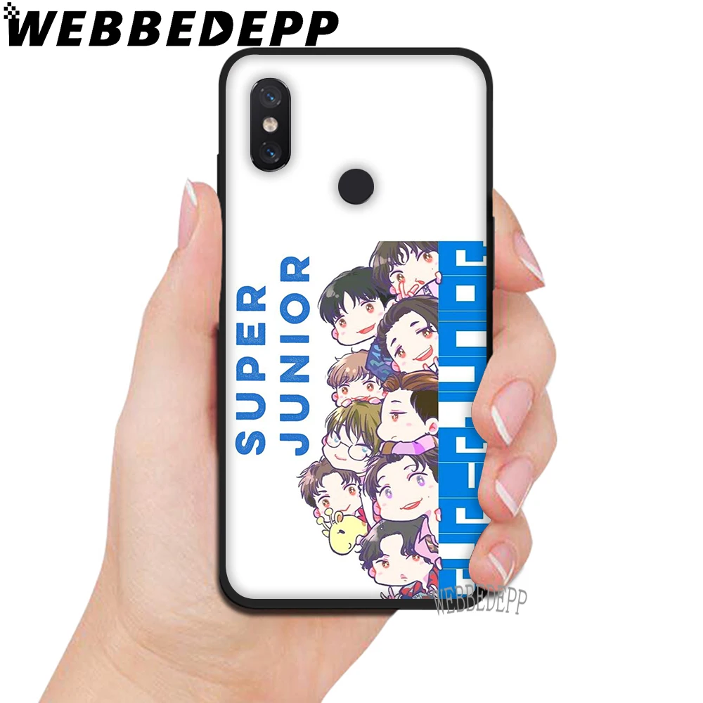 WEBBEDEPP супер младший Корейский Kpop мягкий чехол для Huawei Honor 6 7A Pro 7C 8C 7X 8X 8 9 10 lite