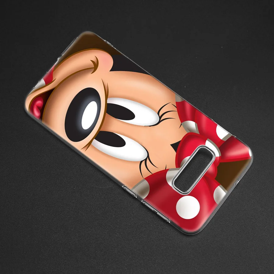 Силиконовый чехол для samsung Galaxy S10 S10e S8 S9 J4 J6 A6 A8 плюс 5G M30 M20 M10 A50 A30 A10 крышка Минни Мышь