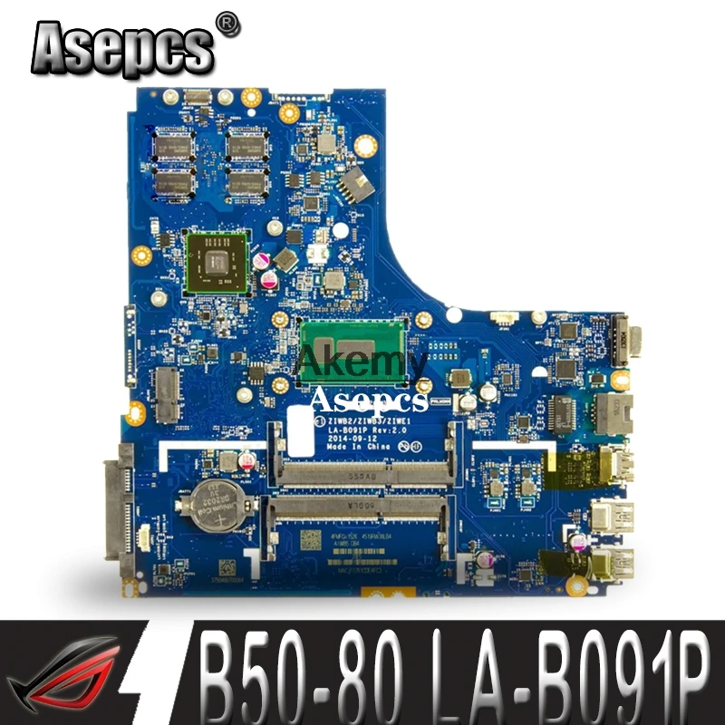 LA-B091P материнская плата для Lenovo B50-80 N50-80 ноутбука CPU i5 5200U R5 M330 2G 100% тестовая работа |