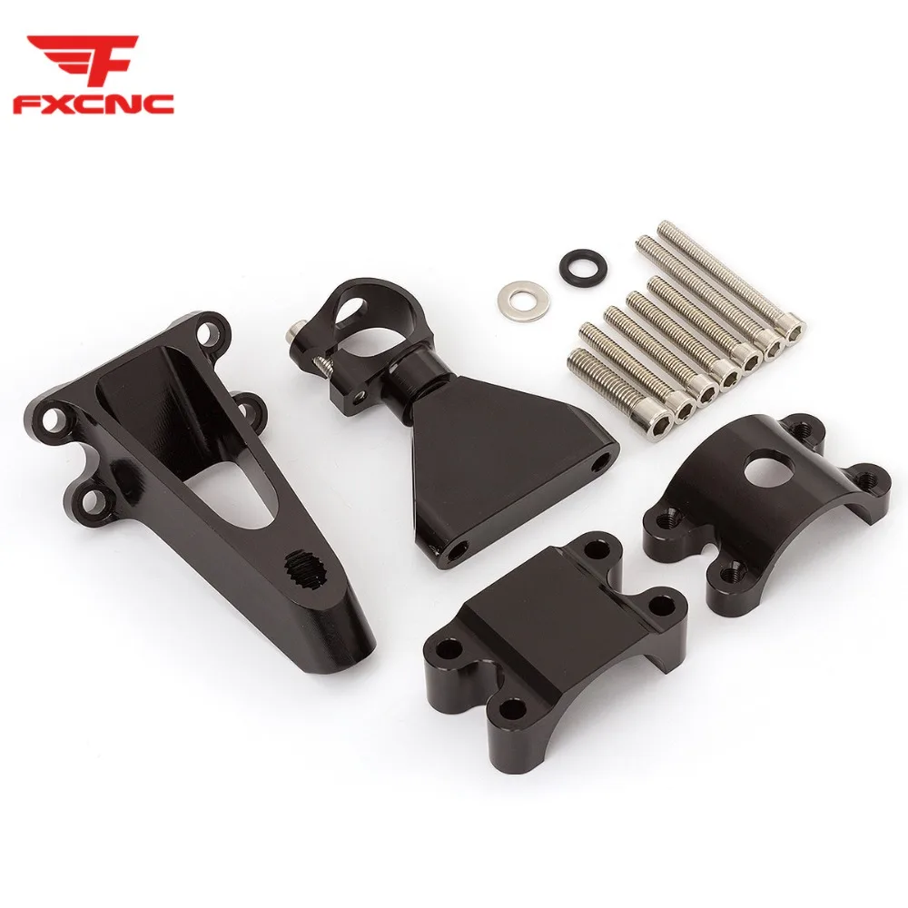

For HONDA CBR600F F4 F4i 1999 - 2004 2000 CNC Aluminum Motorcycle Steering Damper Stabilizer Bracket Mounting Support Kit Holder