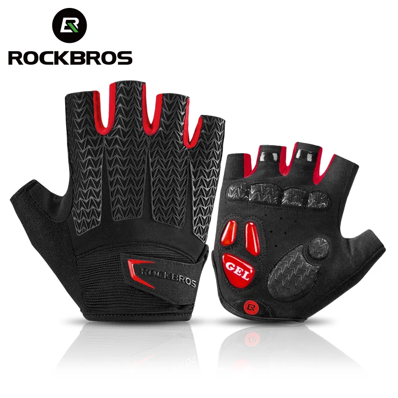 ROCKBROS велосипедные перчатки для велоспорта MTB короткие мужские летние