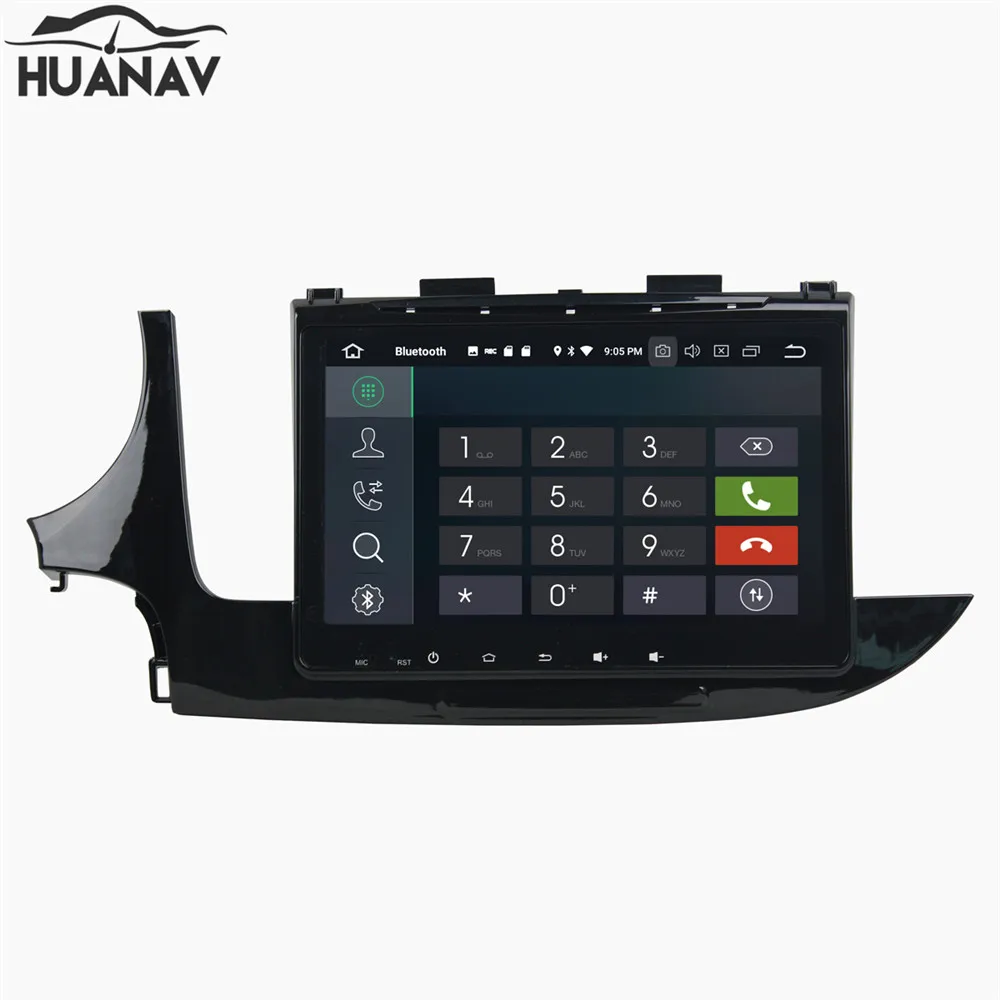 HUANVA Android 8 0 без CD DVD плеер GPS навигация для Opel MOKKA 2017 мультимедийный магнитофон ядер
