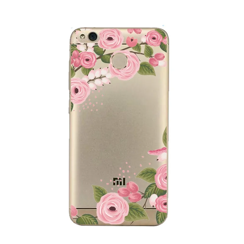 Мягкий прозрачный чехол из ТПУ С Рисунком Слона для телефона xiaomi redmi 4x 4a note5a note4x 5S