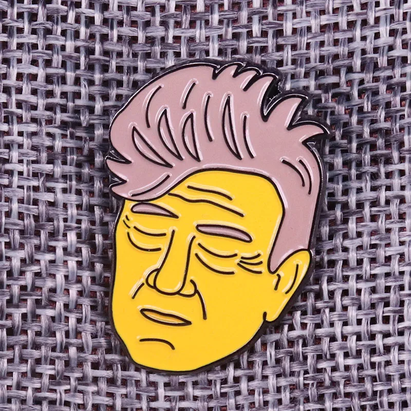 Брошь David Lynch заколка на воротник twin вершины подарок фанату фильма художественное