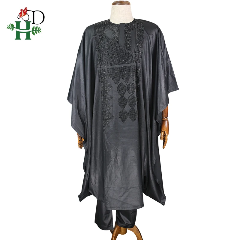 От H &amp D в африканском стиле Agbada Мужская одежда мужские рубашки женское платье