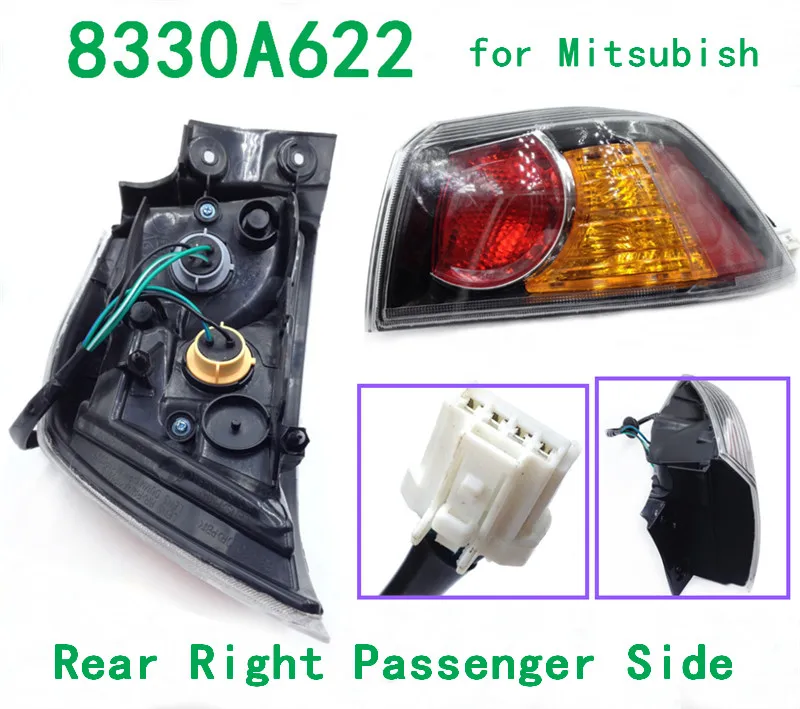 

8330A622 для Mitsubish Lancer седан хвост свет лампы Turbo задний правый пассажира 50795X MI2805103R 314-1925R-AS2C REPM730311