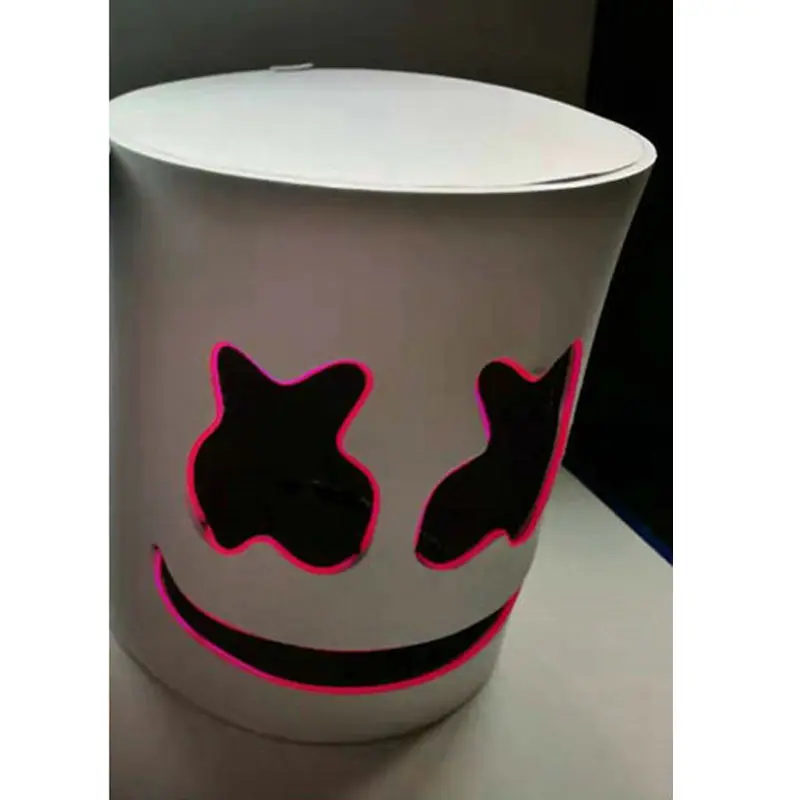09 DJ Marshmello маски косплей светодиодный светильник Хэллоуин Carnaval электронная музыка бар косплей Marshmello маска взрослые дети дропшиппинг - Цвет: 09