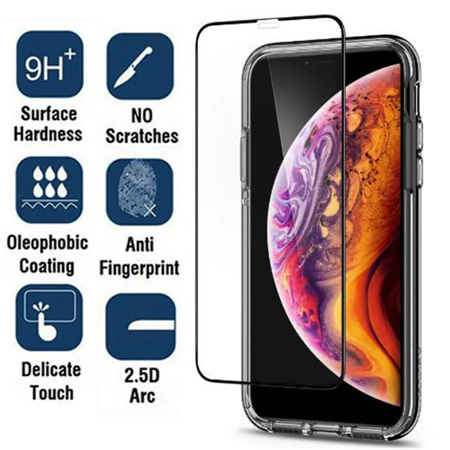 Защитное стекло для экрана apple iPhone rx xs max xsmax Защитная обшивка iph aifon xmaxs sx 9h 10s 10r cam ix ixs ixr пленка