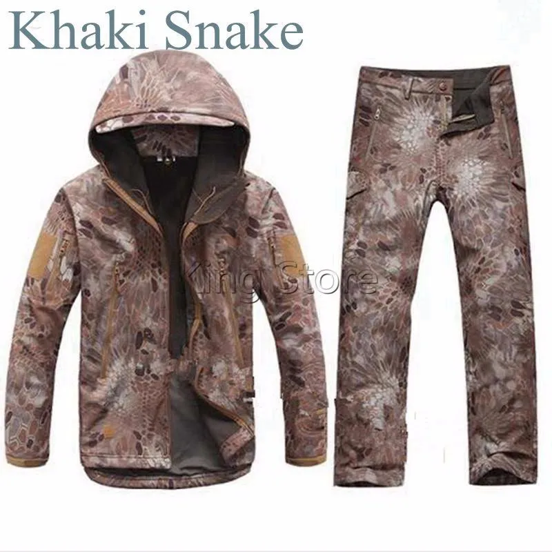 Новая куртка TAD Sharkskin, камуфляжная Военная Тактическая флисовая куртка для мужчин и женщин, армейские куртки и штаны, верхняя одежда