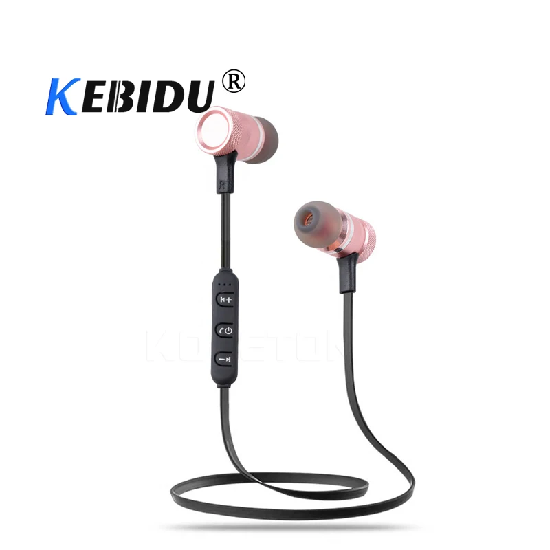 

Металлические спортивные беспроводные Bluetooth-наушники kebidu, влагозащищенные наушники, магнитные наушники, 3D стерео гарнитура для телефона
