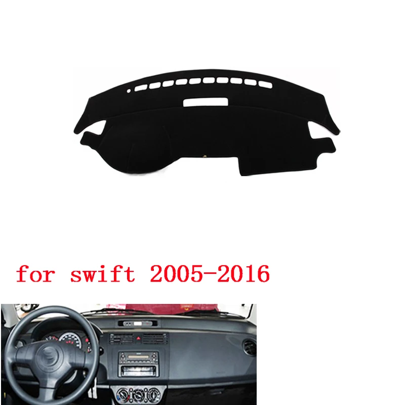 Для Suzuki Swift Sport 2005 2006-2010 коврик для приборной панели Защитная Накладка на подушку