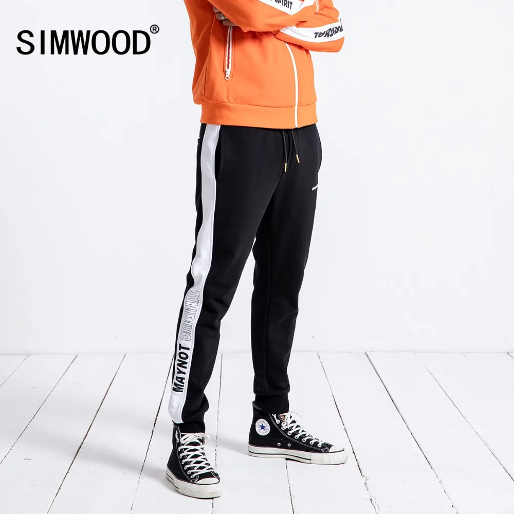 Мужские спортивные брюки SIMWOOD стильные повседневные джоггеры уличные зимние