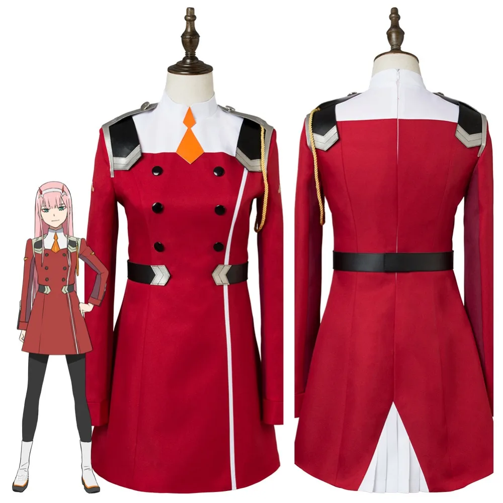 Костюм для косплея ZERO TWO CODE 002 из аниме любимый в Фране |