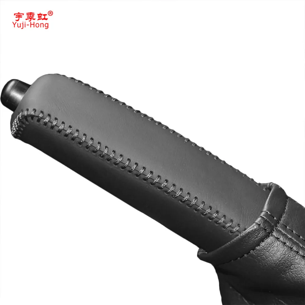 Yuji-Hong Car Handbrake Covers Case for Toyota Land Cruiser Prado LC150 Genuine Leather Auto Handbraek Cover Styling Grips | Автомобили и