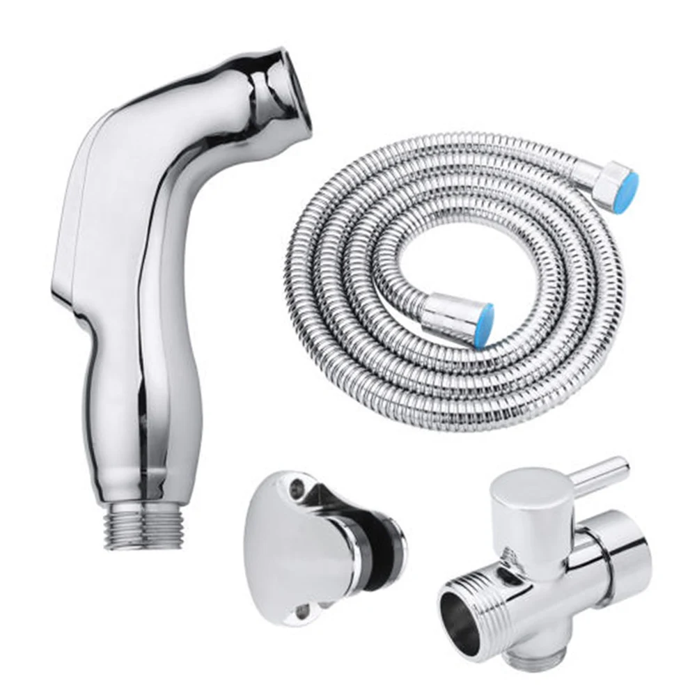 Душ опрыскиватель для биде ванной экономии воды ручной полированный хром