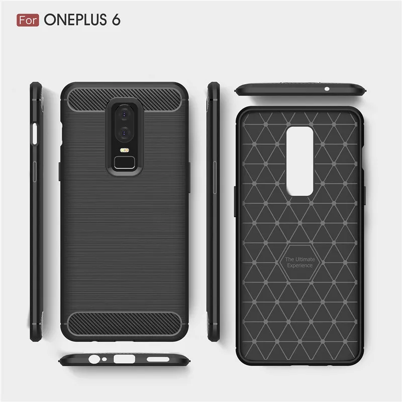 Для подходящего чехол s Oneplus 6 Чехол One Plus Мягкий Силиконовый прочный бампер для