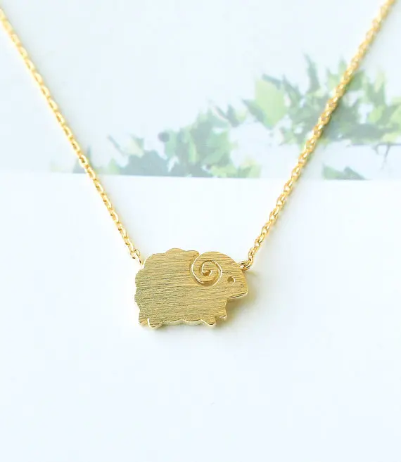 Новейшие перечисленные Овцы чокер для женские ювелирные изделия кулон подарок