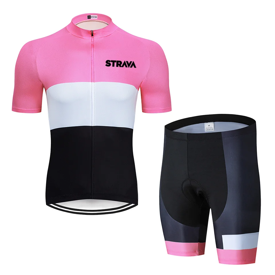 6 Лето Strava Велоспорт Джерси комплект с коротким рукавом Майо Ropa Ciclismo Форма велосипед Быстросохнущий Цикл MTB Одежда - Цвет: 6