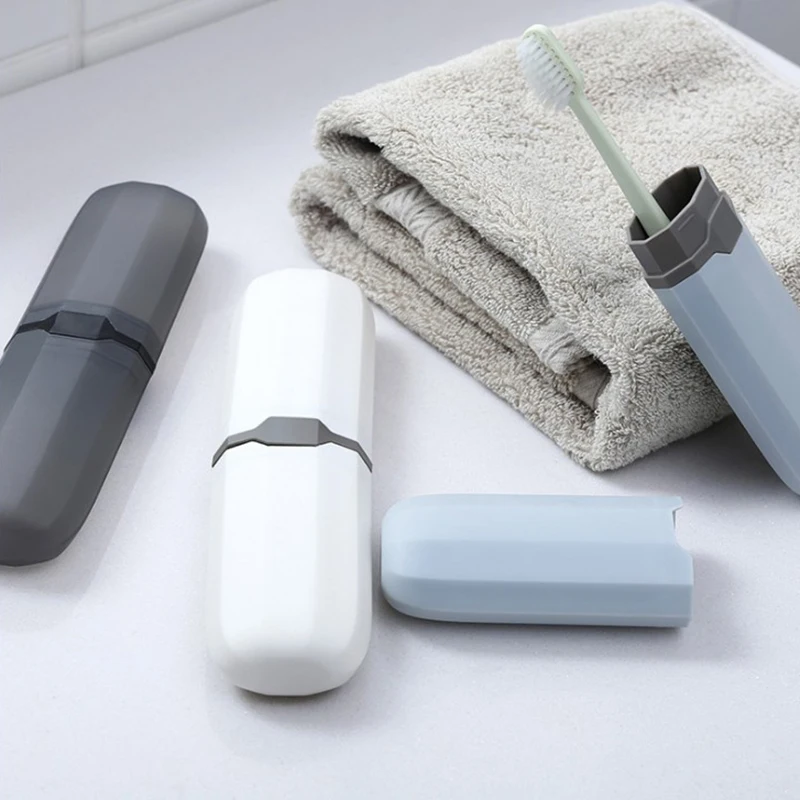 Travel Portable Toothbrush Toothpaste Holder Storage Box Case Pencil Container Home Bathroom Accessories Sets Organizer | Дом и сад