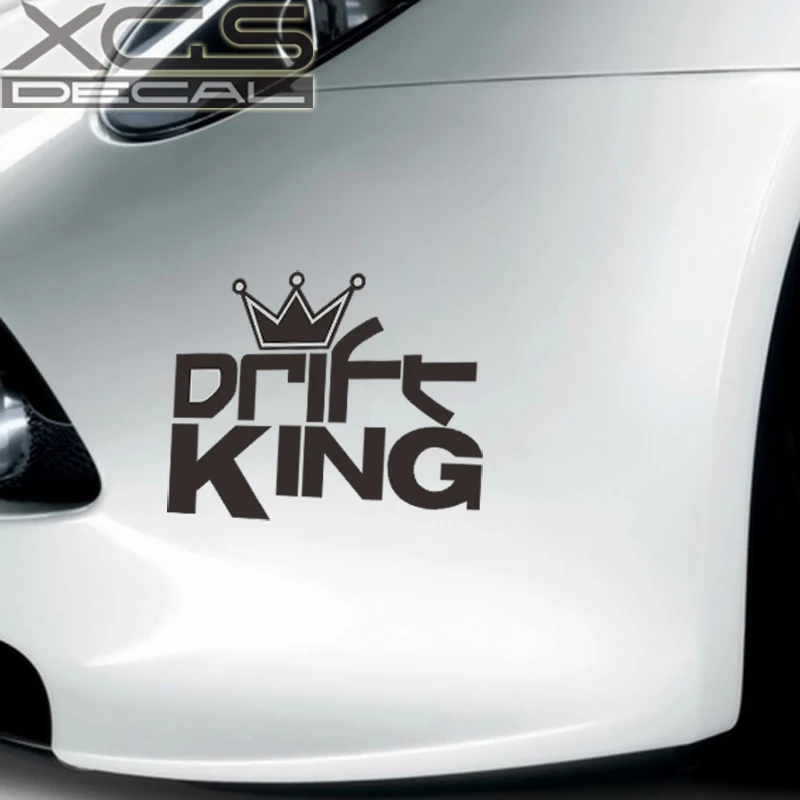 

XGS наклейка на автомобиль JDM Корона Дрифт king 15 см x 11,5 см мотоцикл автомобиль грузовик электровелосипед виниловые Светоотражающие Водонепро...