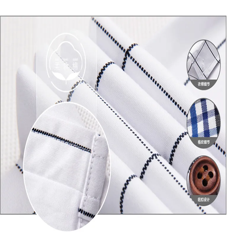 2016 Новая Осенняя Модная брендовая мужская одежда приталенная Мужская рубашка с