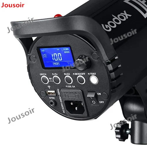 Студисветильник вспышка Godox DE300II 300 Вт 300Ws GN65 стробоскоп налобный фонарь для