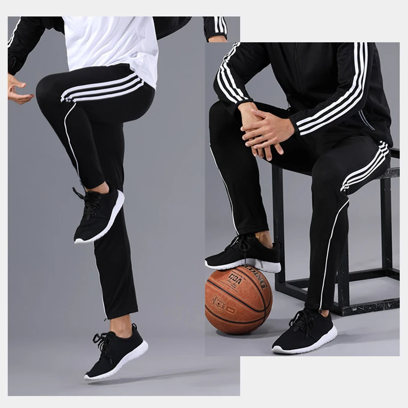 

2019 Running Pants Men Jogging Homme Quick Dry Breathable Gym Pants Comfortable Fitness Basket Homme Sportswear Training Pants
