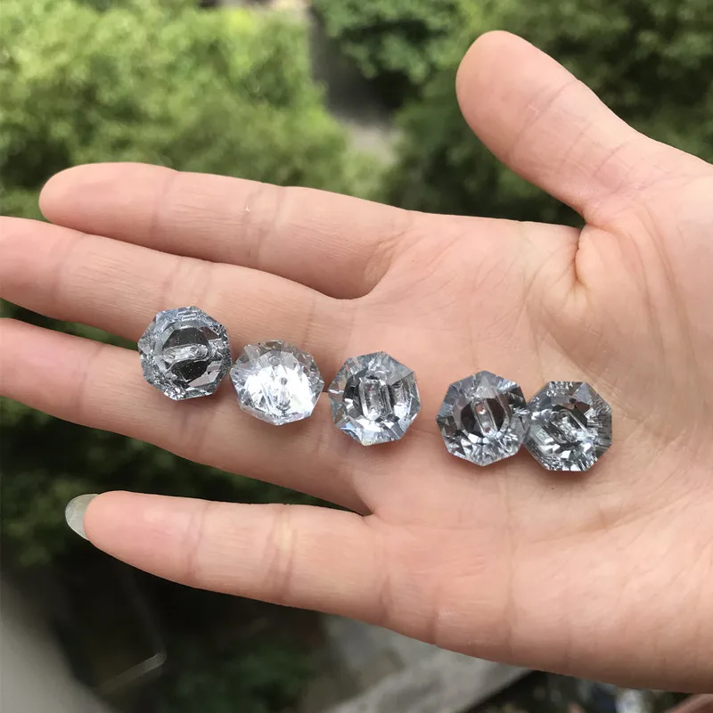 20pcs High-grade Bright Crystal gemstone buttons Sewing for shirt glass garments Accessories 13mm | Дом и сад