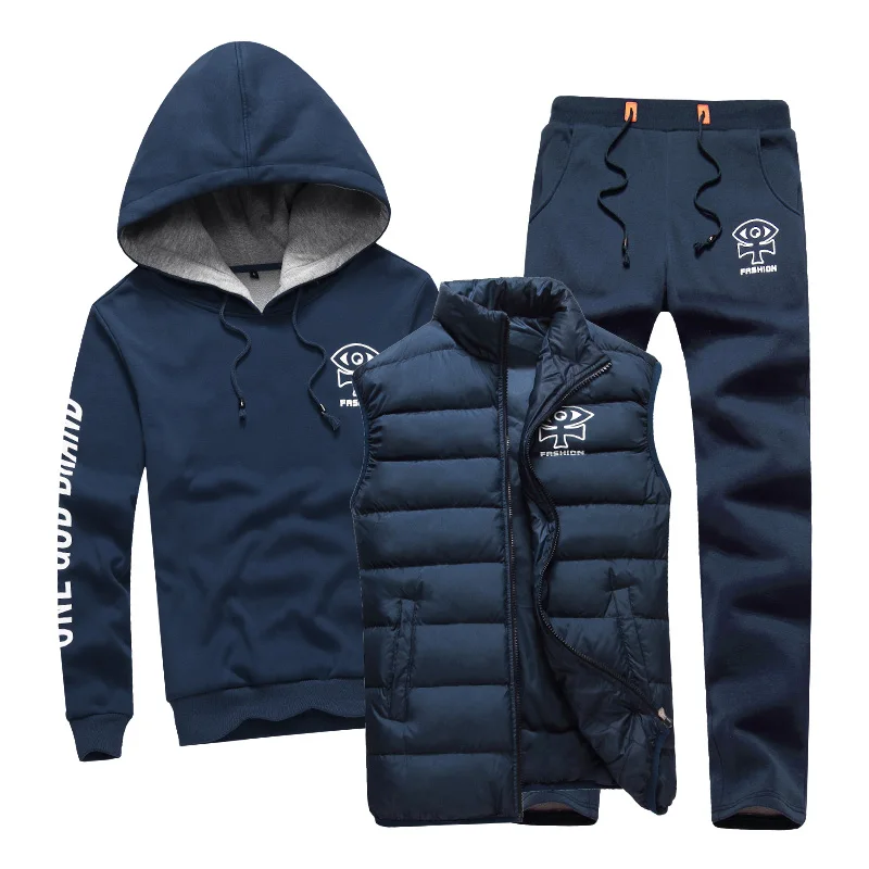 Комплект из 3 предметов спортивный костюм Для мужчин комплект брендовой одежды