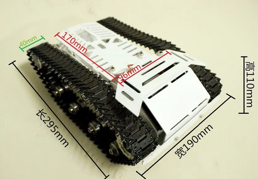 Металлическое автомобильное шасси на радиоуправлении цельнометаллическое