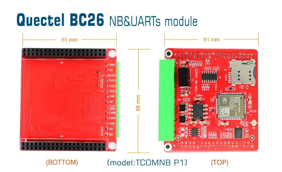 RS232 RS485 CAN 4G NB IOT поддержка Quectel EC20/EC25/BC26 Расширенный модуль imx6ul компьютер