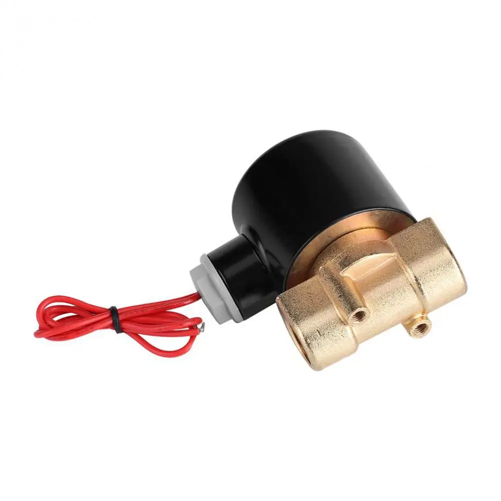 220V DN10 3/8in Электрический нормально закрытый клапан электромагнитный для воды
