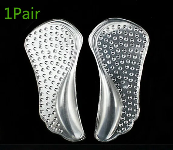 1 пара стельки на полукаблуке мягкие гелевые силиконовый корсет для стоп обуви