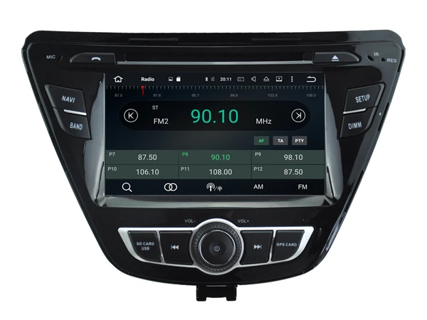 Для HYUNDAI ELANTRA 2014 Android 8 0 автомобильный dvd плеер Восьмиядерный (8 ядер) 4G RAM 1080P 32GB ROM WIFI